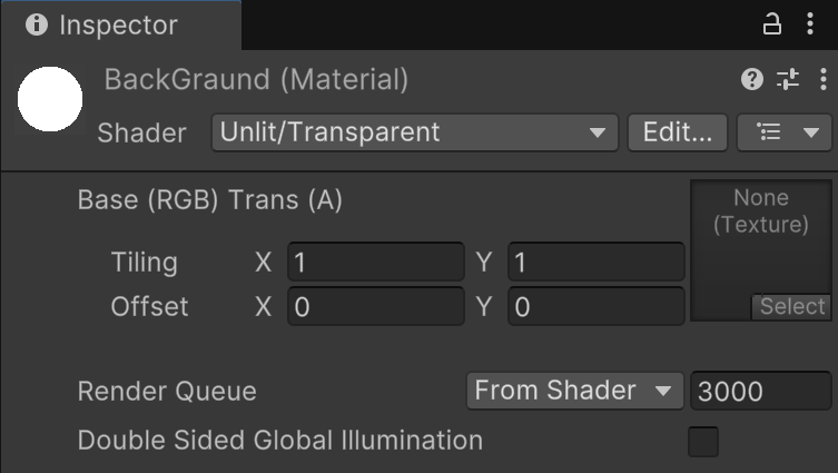 Unityでマテリアル設定